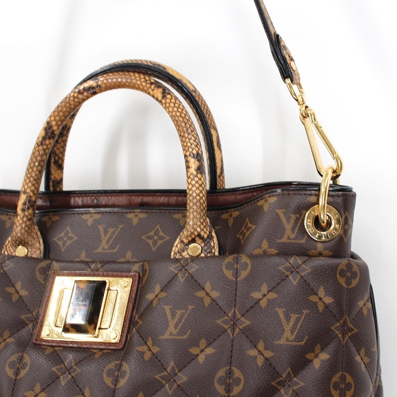 Louis Vuitton Limited Edition Exotique Python Monogram Etoile Tote Travel Bag GM - Picture 4 of 12